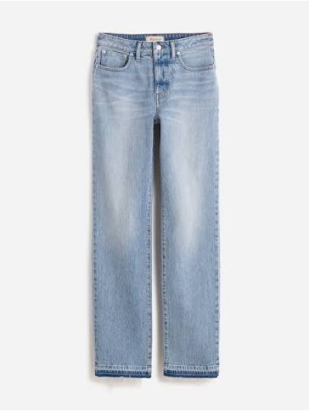 Madewell the curvy '90s straight mid rise jean in barbosa size 26
